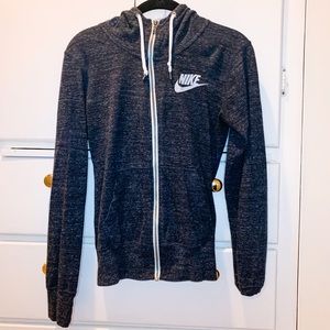 Grey Nike Zip Up Jacket